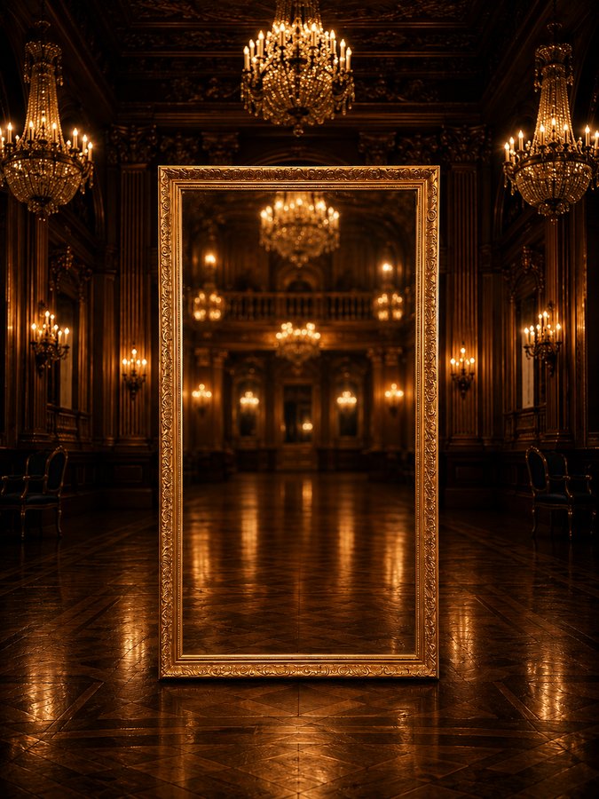 Magic Mirror Booth candlelit ballroom